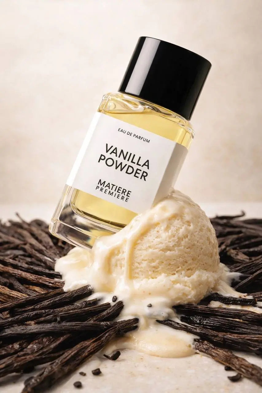 Vanilla Powder – Matière Première | Parfum de niche vanille élégant Maison Reha